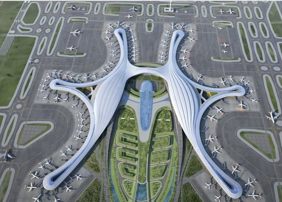 The design of the proposed Mbarara International Airport in Uganda.