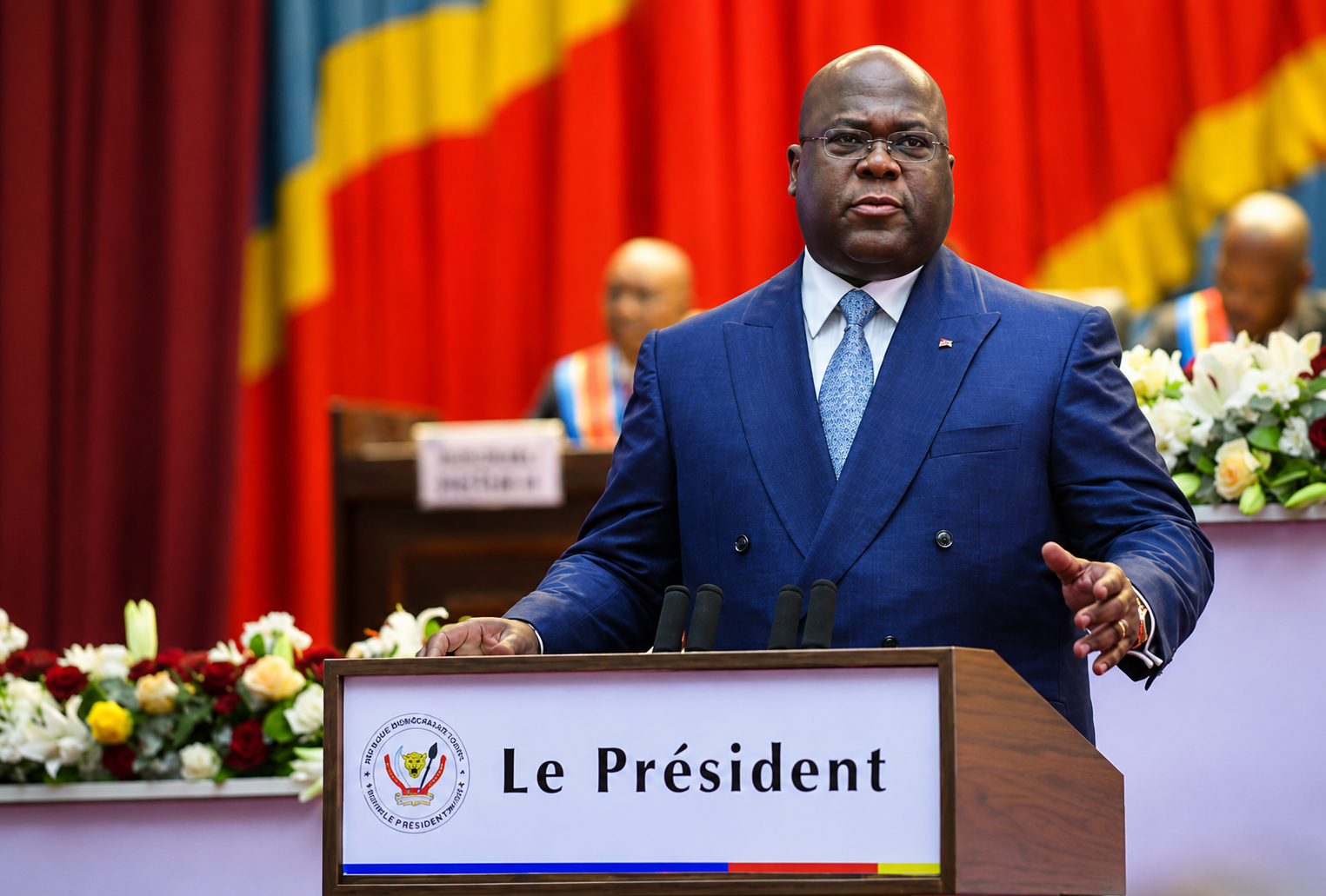 DR Congo president Félix Tshisekedi.