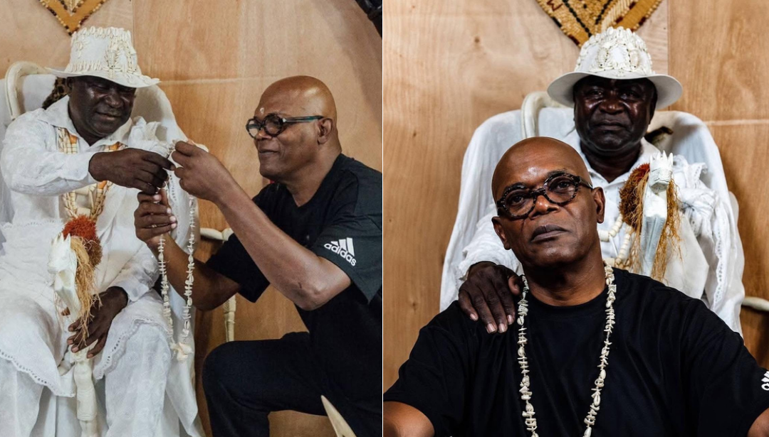 Samuel L. Jackson turned his 2019 visit to Gabon into a deeply personal journey of rediscovering his African roots.